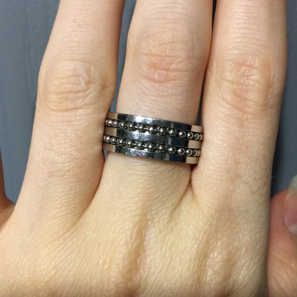 Stainless Steel Fidget Ring